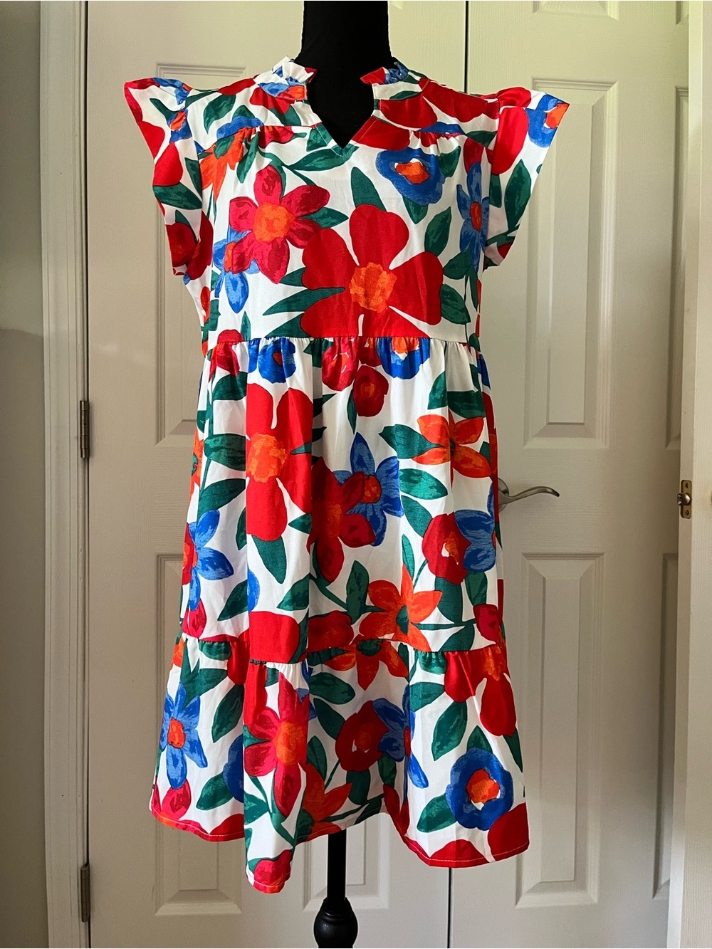 SHEIN Floral Babydoll Dress Size Small